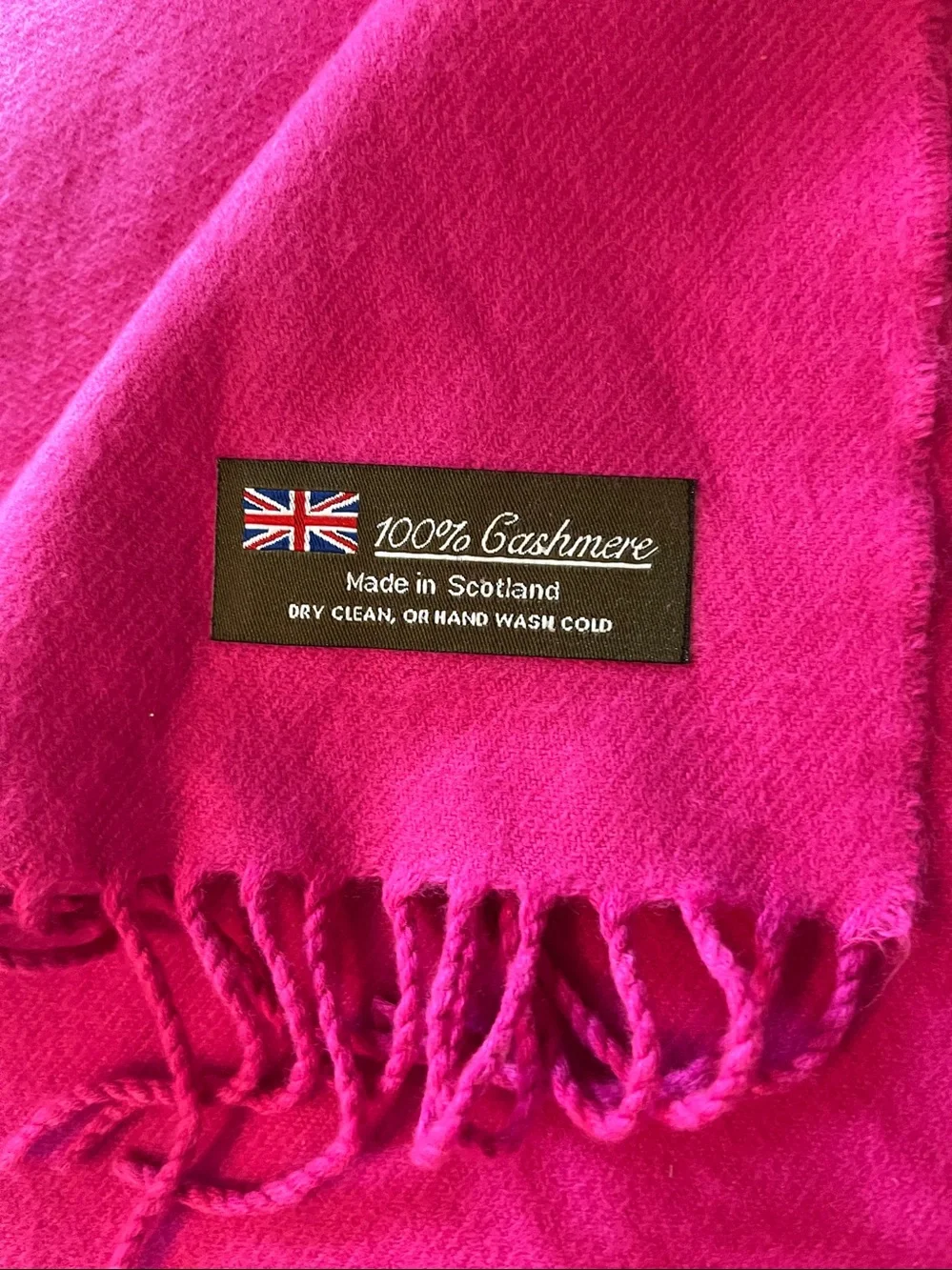100% Cashmere Scarves (2) Made in Scotland